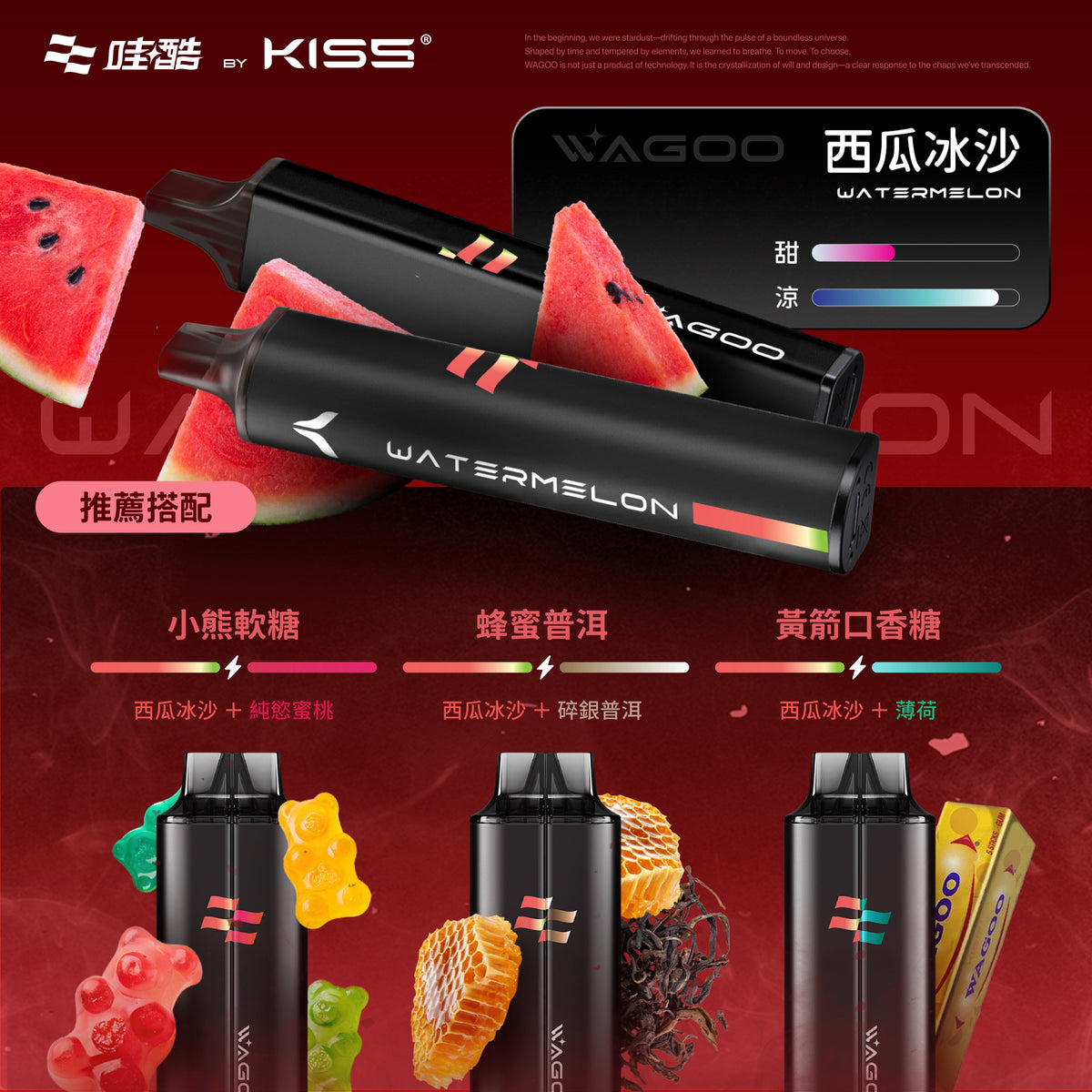哇酷 抛棄式 6500口(KISS)